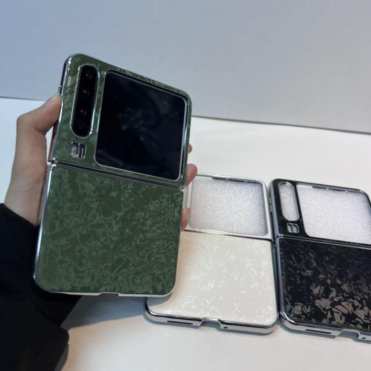 For Huawei Pura X Electroplate Frame Shell Texture Shockproof Phone Case