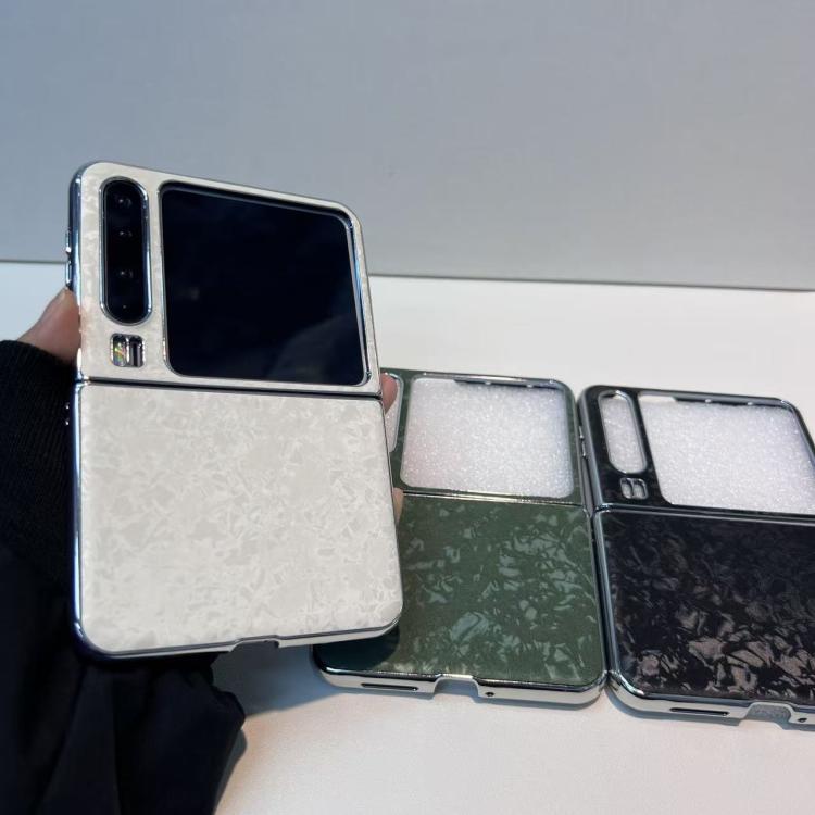 For Huawei Pura X Electroplate Frame Shell Texture Shockproof Phone Case