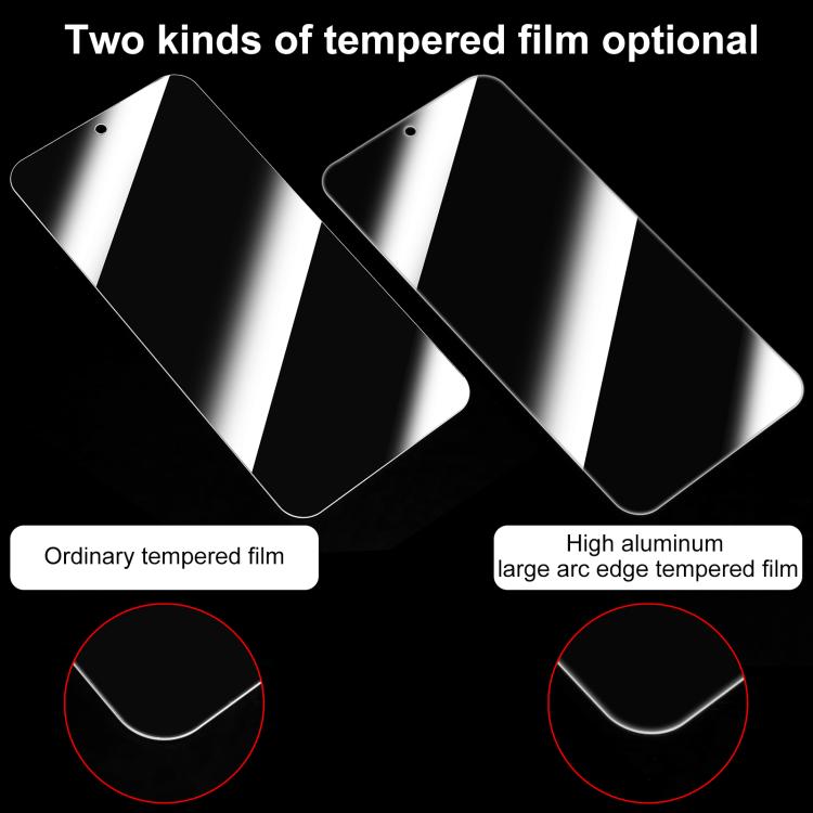 For Motorola Moto G87 5G 10pcs 0.18mm High Aluminum Tempered Glass Film, Support Fingerprint Unlocking