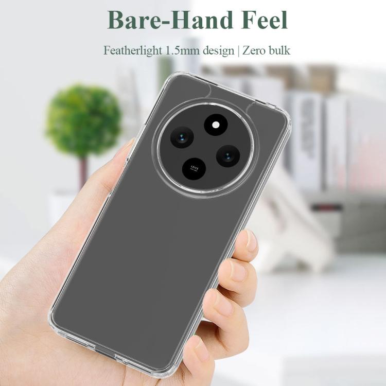 For Redmi 14C 4G LeReach TOC Clear Series Dual-Composite Armor TPU + Acrylic Shockproof Phone Case