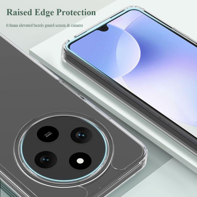 For Redmi 14C 4G LeReach TOC Clear Series Dual-Composite Armor TPU + Acrylic Shockproof Phone Case