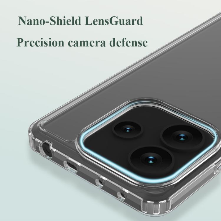 For Redmi Note 14 5G LeReach TOC Clear Series Dual-Composite Armor TPU + Acrylic Shockproof Phone Case