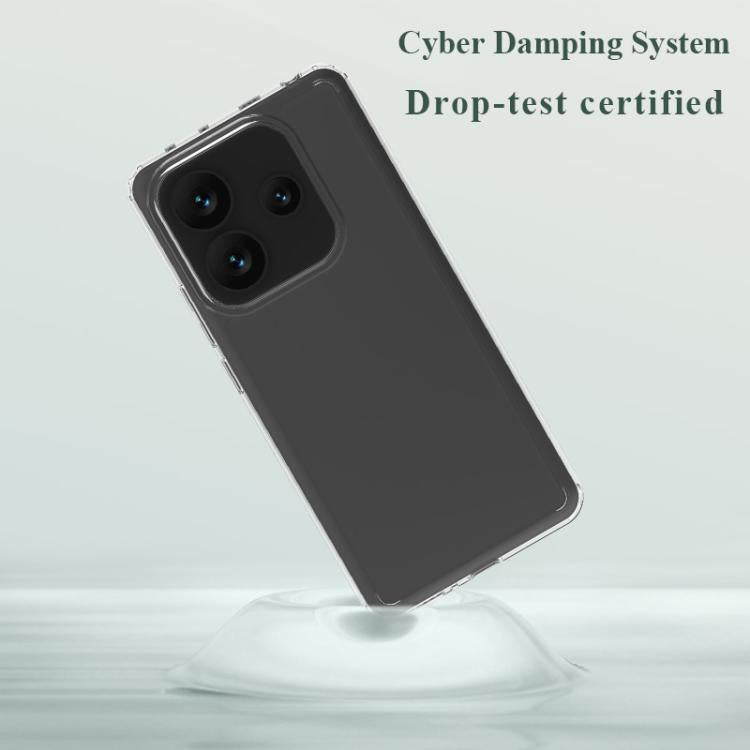 For Redmi Note 14 5G LeReach TOC Clear Series Dual-Composite Armor TPU + Acrylic Shockproof Phone Case