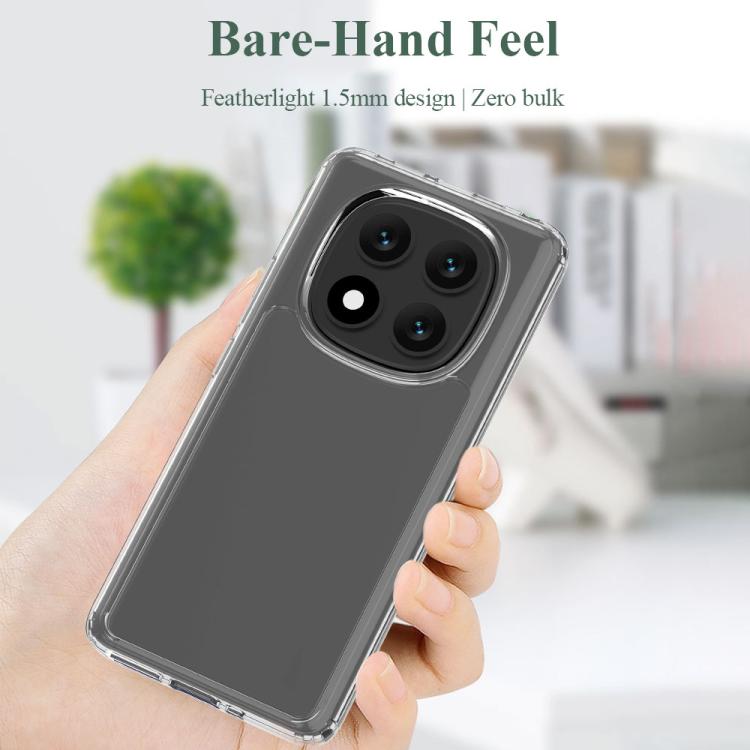 For Redmi Note 14 Pro+ 5G LeReach TOC Clear Series Dual-Composite Armor TPU + Acrylic Shockproof Phone Case