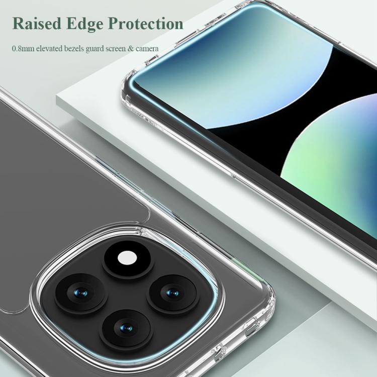 For Redmi Note 14 Pro+ 5G LeReach TOC Clear Series Dual-Composite Armor TPU + Acrylic Shockproof Phone Case