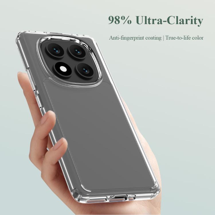 For Redmi Note 14 Pro+ 5G LeReach TOC Clear Series Dual-Composite Armor TPU + Acrylic Shockproof Phone Case