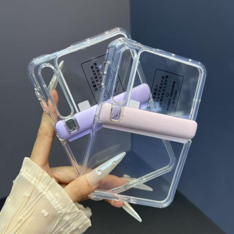 For Huawei Pura X Integrated Soft Frame Transparent Shockproof Phone Case