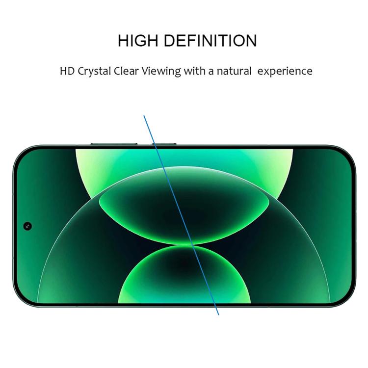 For Xiaomi 17 Max 5G 25pcs High Aluminum Full Screen Silk Printing Tempered Glass Film, Support Fingerprint Unlocking