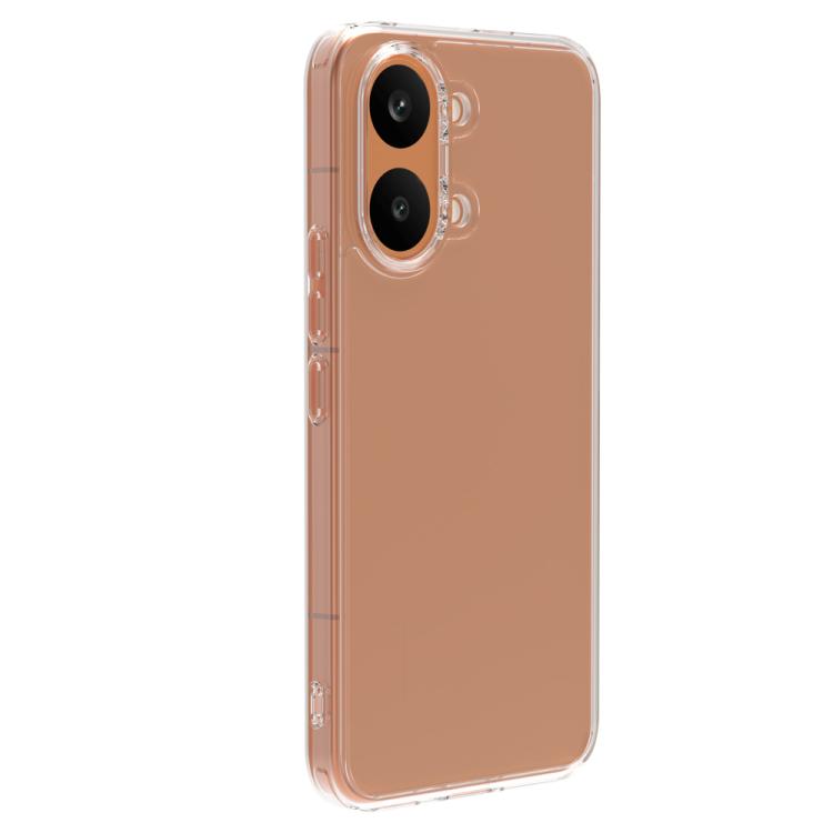 For Redmi Turbo 5 Max 5G LeReach TOC Clear Series Dual-Composite Armor TPU + Acrylic Shockproof Phone Case - Transparent
