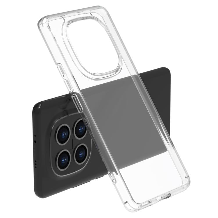 For Redmi Note 15 5G Global LeReach TOC Clear Series Dual-Composite Armor TPU + Acrylic Shockproof Phone Case - Transparent