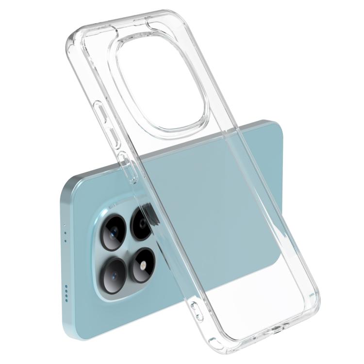For Redmi Note 15 Pro 5G Global LeReach TOC Clear Series Dual-Composite Armor TPU + Acrylic Shockproof Phone Case - Transparent