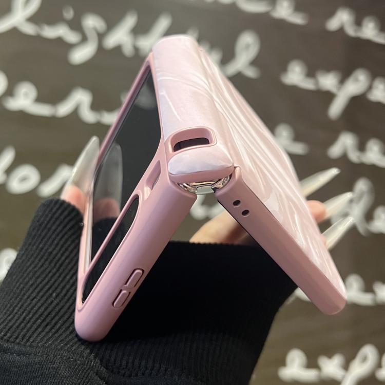 For Huawei Pura X Skin Feel Silk Flow Texture Pattern Shockproof Phone Case