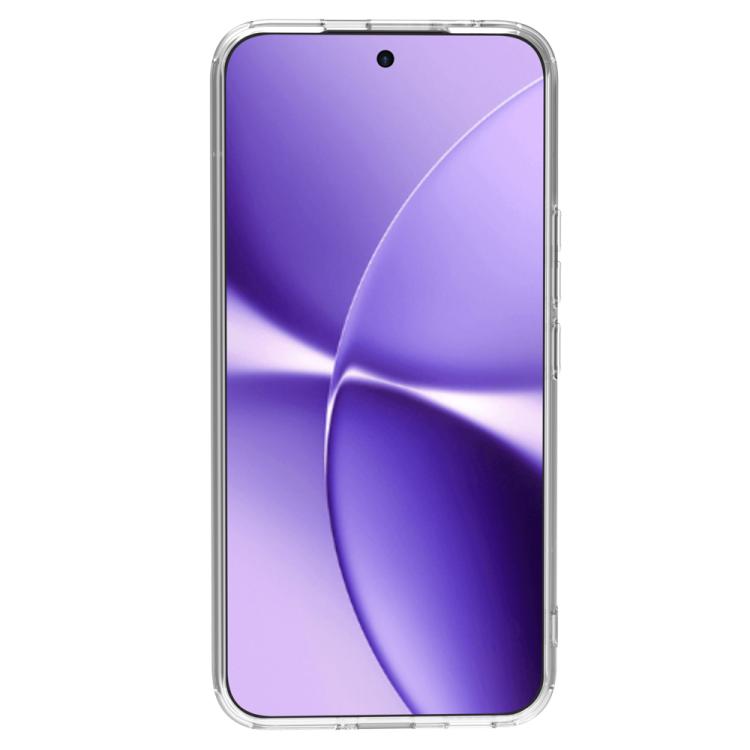 For Redmi Turbo 5 Max LeReach TOC Clear Series Dual-Composite Armor TPU + Acrylic Shockproof Magnetic Phone Case - Transparent