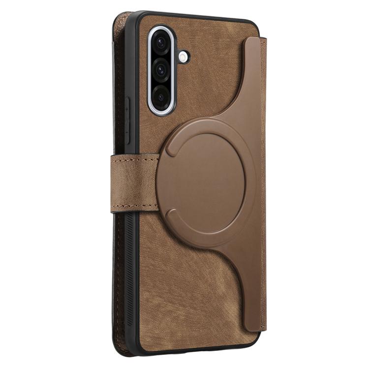 For Galaxy M56 5G CaseNeo MagSafe RFID Anti-theft Retro Leather Phone Case