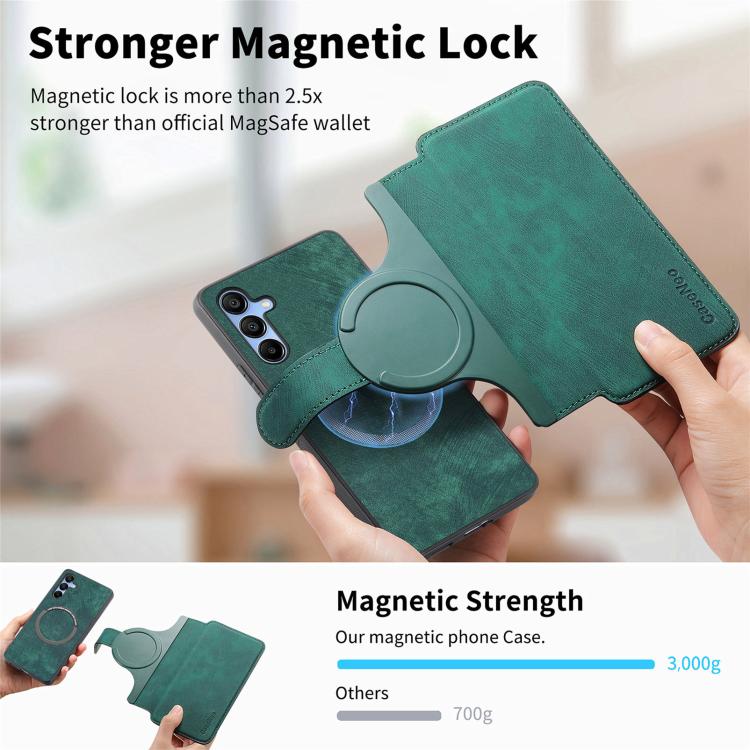For Galaxy M56 5G CaseNeo MagSafe RFID Anti-theft Retro Leather Phone Case