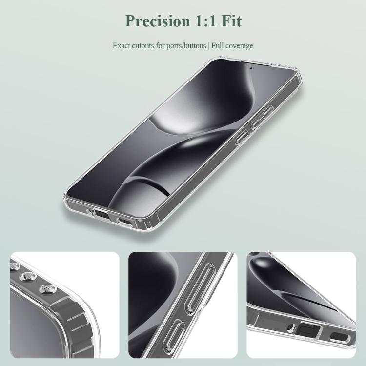For Xiaomi 14T LeReach TOC Clear Series Dual-Composite Armor TPU + Acrylic Shockproof Phone Case