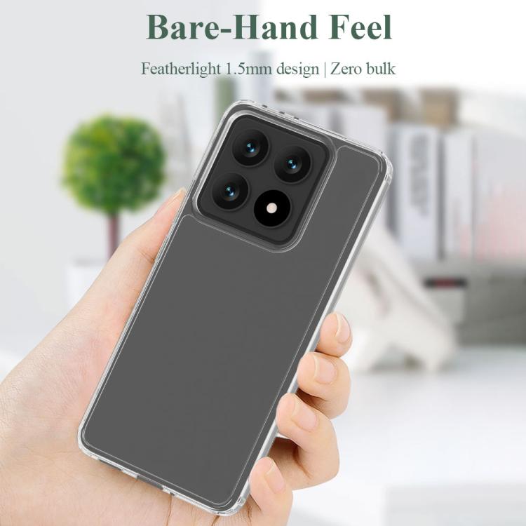 For Xiaomi 14T Pro LeReach TOC Clear Series Dual-Composite Armor TPU + Acrylic Shockproof Phone Case