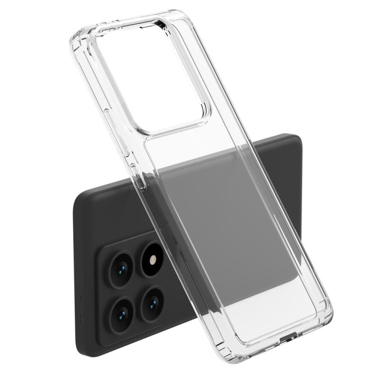 For Xiaomi 14T Pro LeReach TOC Clear Series Dual-Composite Armor TPU + Acrylic Shockproof Phone Case