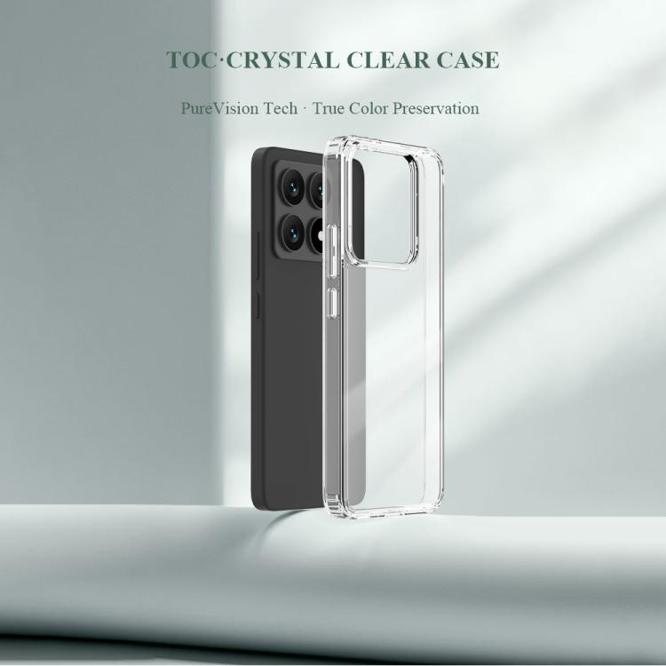 For Xiaomi 14T Pro LeReach TOC Clear Series Dual-Composite Armor TPU + Acrylic Shockproof Phone Case