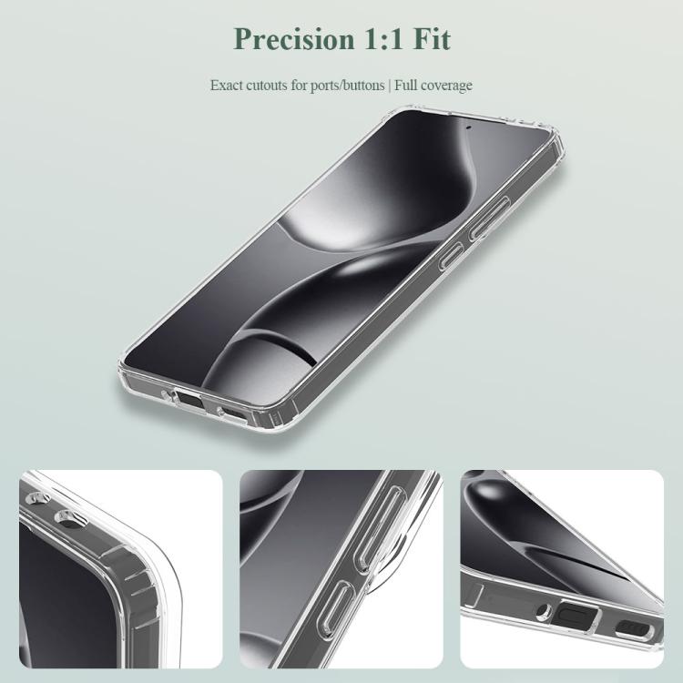 For Xiaomi 14T Pro LeReach TOC Clear Series Dual-Composite Armor TPU + Acrylic Shockproof Phone Case