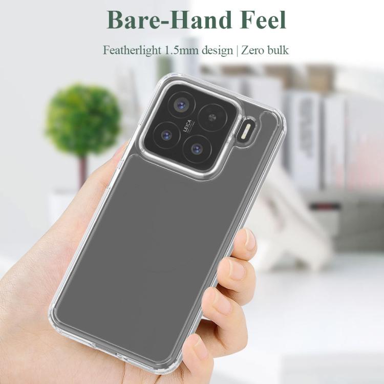 For Xiaomi 15 LeReach TOC Clear Series Dual-Composite Armor TPU + Acrylic Shockproof Phone Case