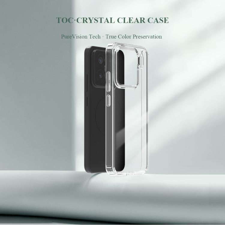 For Xiaomi 15 LeReach TOC Clear Series Dual-Composite Armor TPU + Acrylic Shockproof Phone Case