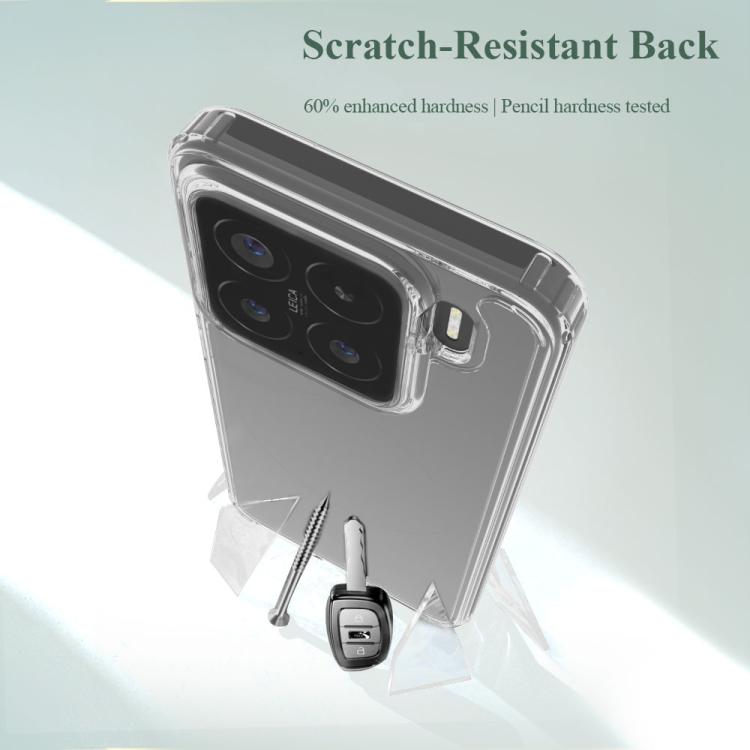 For Xiaomi 15 LeReach TOC Clear Series Dual-Composite Armor TPU + Acrylic Shockproof Phone Case