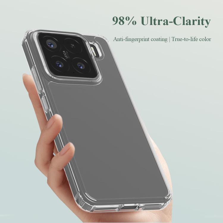 For Xiaomi 15 LeReach TOC Clear Series Dual-Composite Armor TPU + Acrylic Shockproof Phone Case
