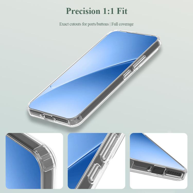 For Xiaomi 15 LeReach TOC Clear Series Dual-Composite Armor TPU + Acrylic Shockproof Phone Case