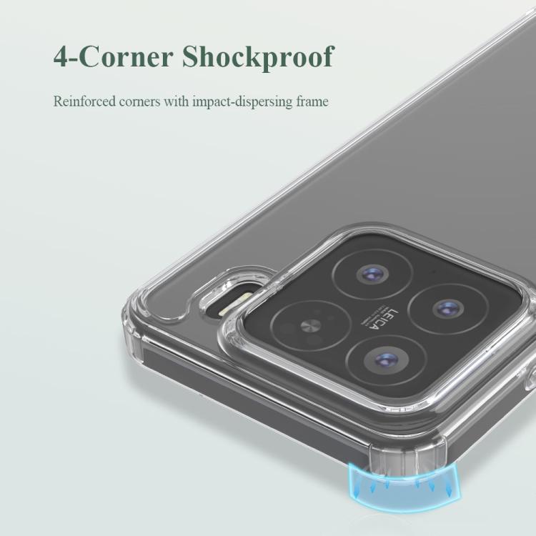 For Xiaomi 15 LeReach TOC Clear Series Dual-Composite Armor TPU + Acrylic Shockproof Phone Case