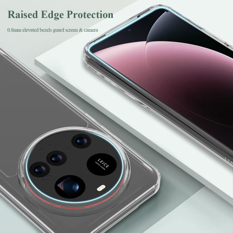 For Xiaomi 15 Ultra LeReach TOC Clear Series Dual-Composite Armor TPU + Acrylic Shockproof Phone Case