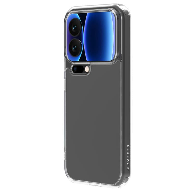 For Xiaomi 17 Pro Max LeReach TOC Clear Series Dual-Composite Armor TPU + Acrylic Shockproof Phone Case - Transparent