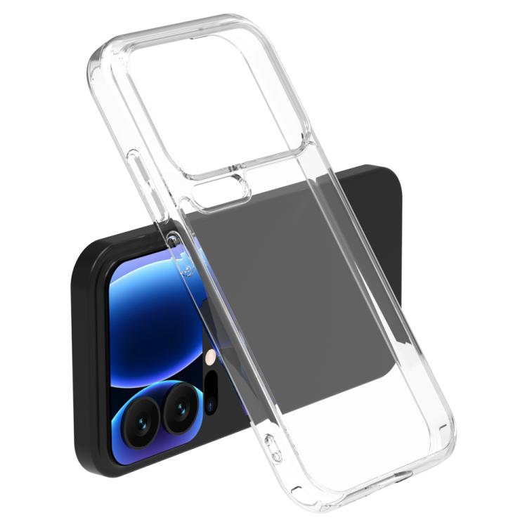 For Xiaomi 17 Pro Max LeReach TOC Clear Series Dual-Composite Armor TPU + Acrylic Shockproof Phone Case - Transparent