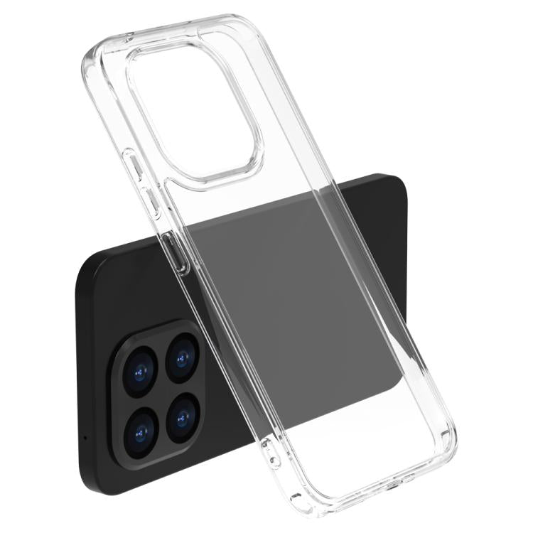For Xiaomi 15T 5G LeReach TOC Clear Series Dual-Composite Armor TPU + Acrylic Shockproof Phone Case - Transparent