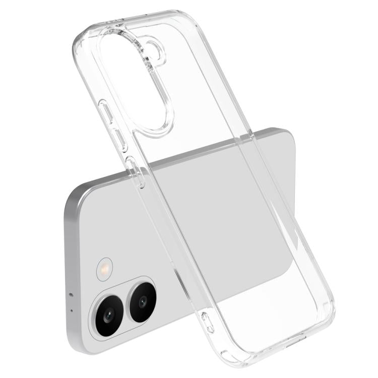 For Xiaomi Poco X8 Pro 5G  LeReach TOC Clear Series Dual-Composite Armor TPU + Acrylic Shockproof Phone Case - Transparent
