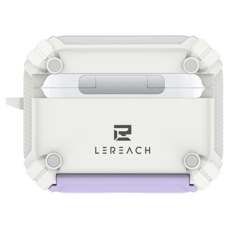 For AirPods Pro 3 LeReach Mega Series Dawn Armor Edition Wireless Earphone Case with Holder