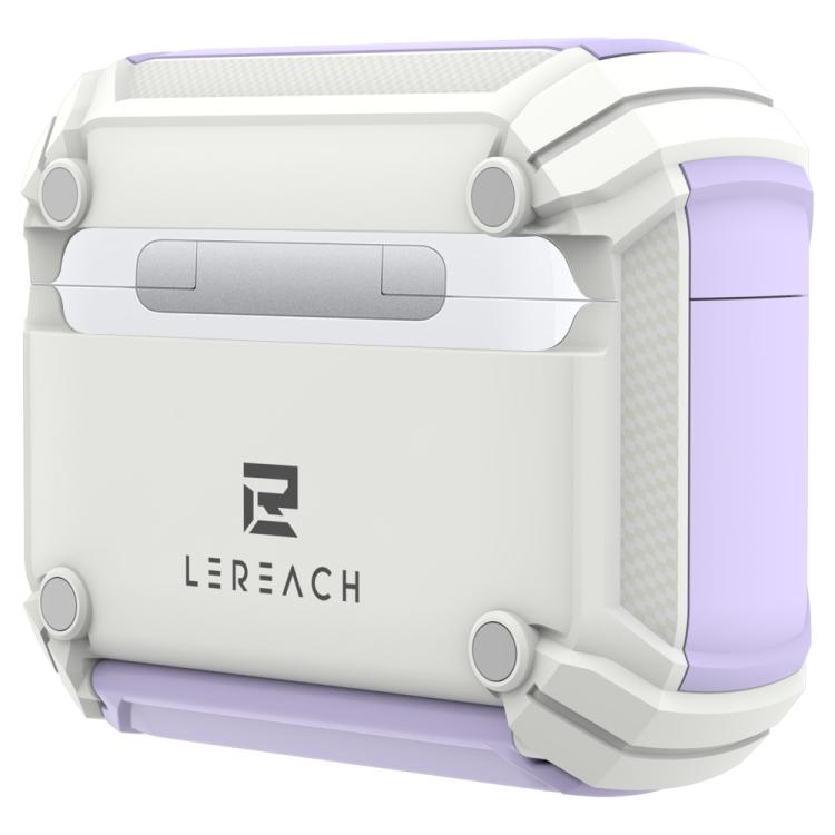 For AirPods Pro 3 LeReach Mega Series Dawn Armor Edition Wireless Earphone Case with Holder