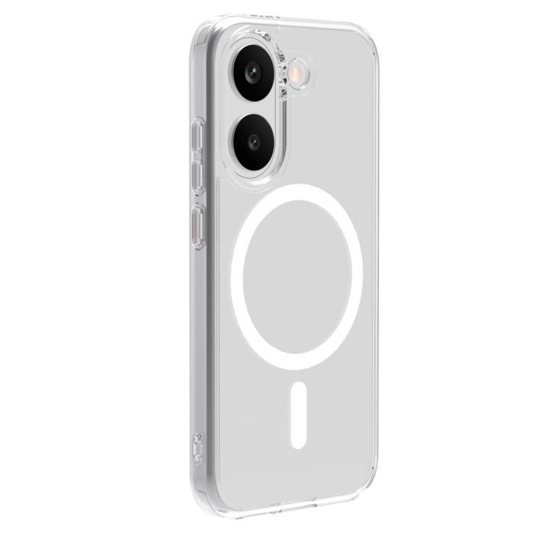 For Xiaomi Poco X8 Pro 5G LeReach TOC Clear Series Dual-Composite Armor TPU + Acrylic Shockproof Magnetic Phone Case - Transparent