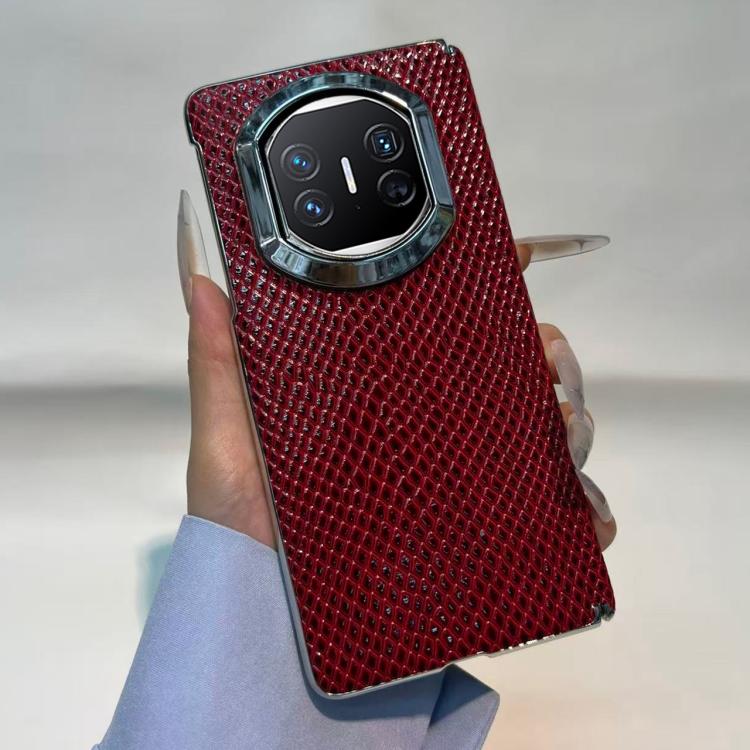 For Huawei Mate X5 Snakeskin Texture Design Shockproof Vegan Leather Phone Case