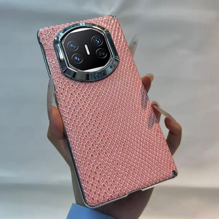 For Huawei Mate X5 Snakeskin Texture Design Shockproof Vegan Leather Phone Case