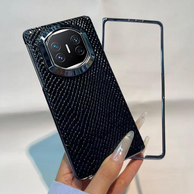For Huawei Mate X5 Snakeskin Texture Design Shockproof Vegan Leather Phone Case with Frame
