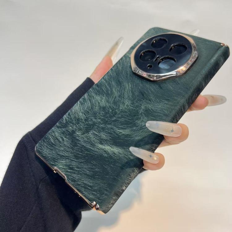 For Huawei Mate X5 Velvet Gold Silk Texture Design Shockproof Phone Case