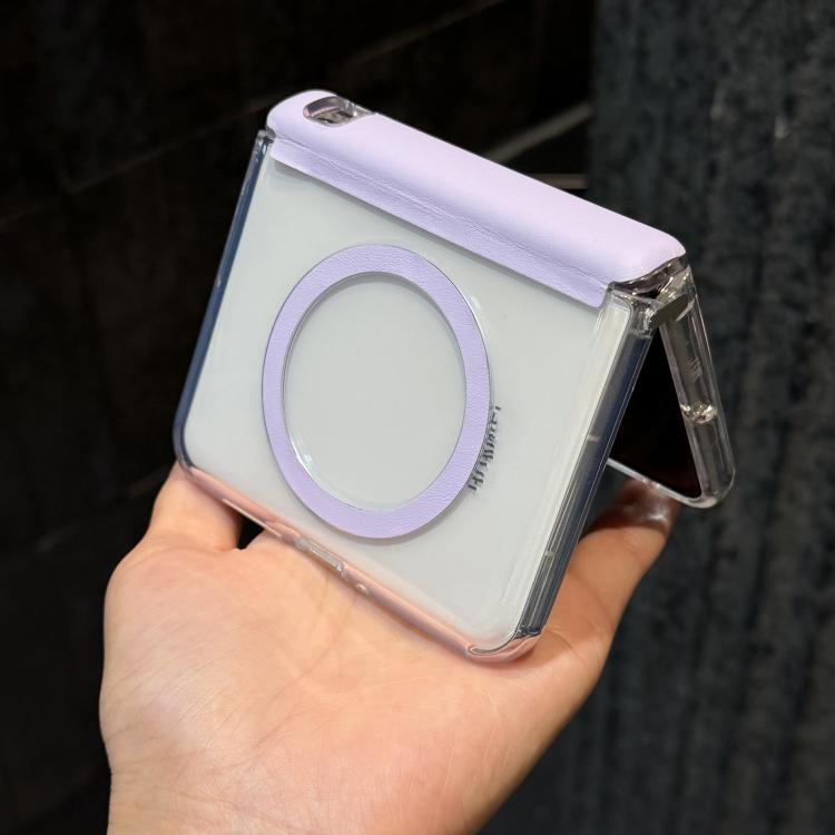 For Huawei Pura X Transparent Magnetic Full Coverage Shockproof Phone Case