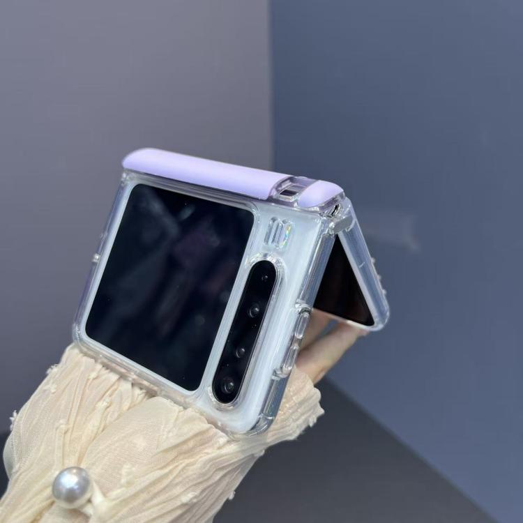 For Huawei Pura X Transparent Flat Buckle Full Coverage Shockproof Phone Case