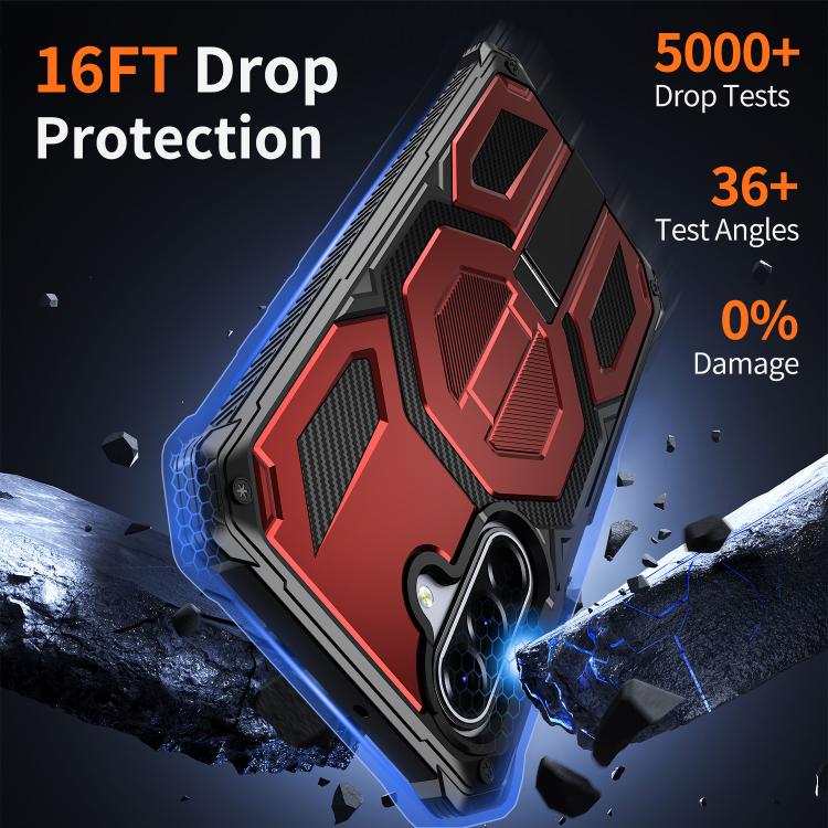 For Galaxy A16 / A17 / A26 5G Hidden Metal Holder Magnetic Shockproof Phone Case