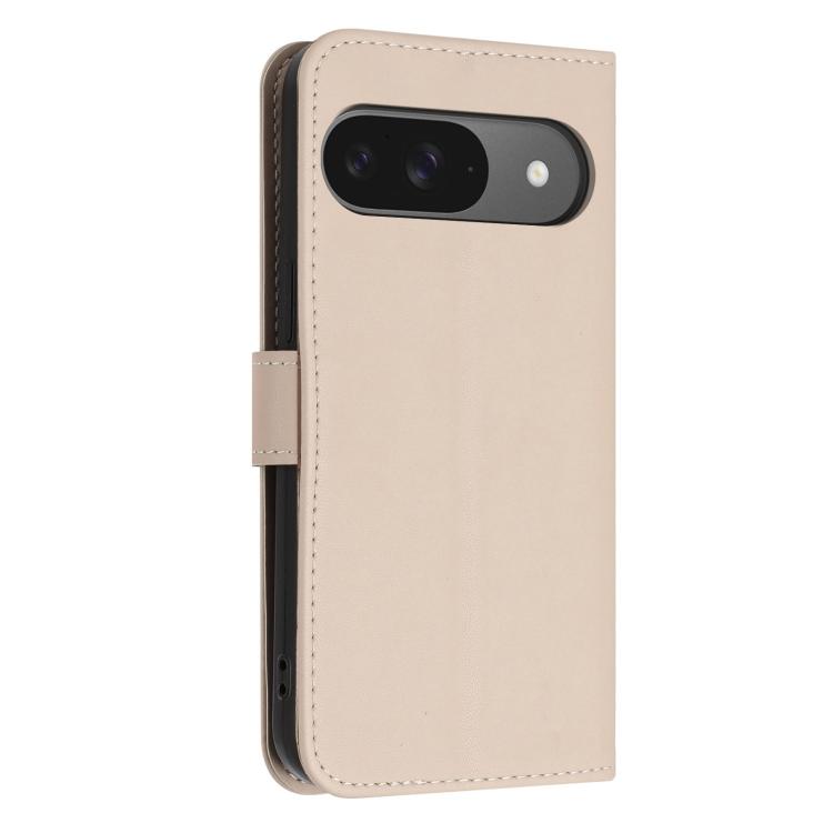 For Google Pixel 10 / 10 Pro Glitter Butterfly Zipper Vegan Leather Phone Case with Wrist Strap