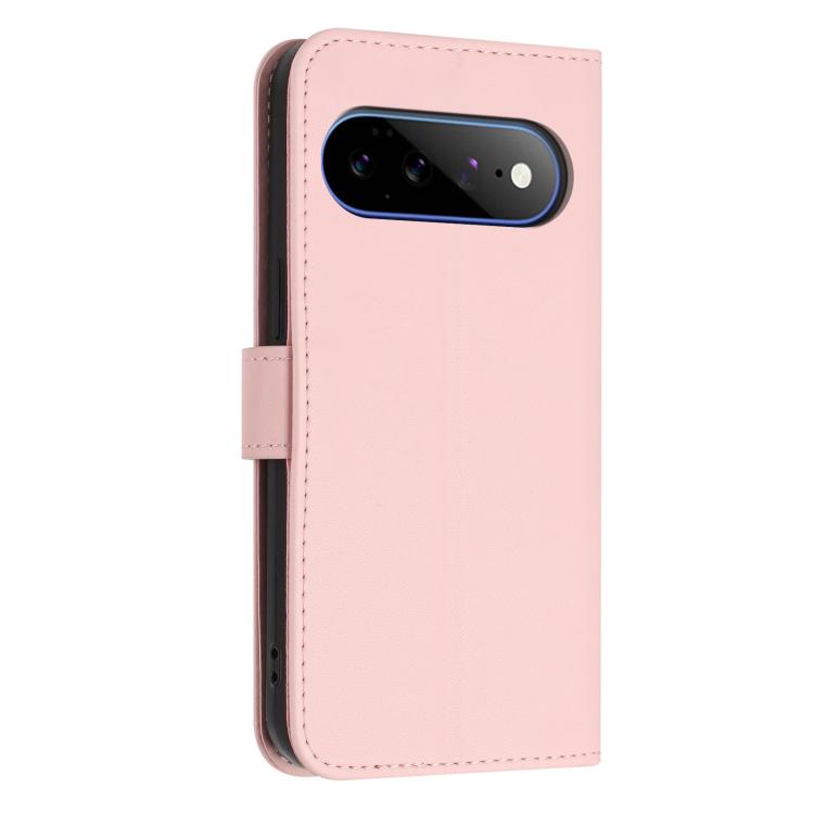 For Google Pixel 11 Pro XL Glitter Butterfly Zipper Vegan Leather Phone Case with Wrist Strap
