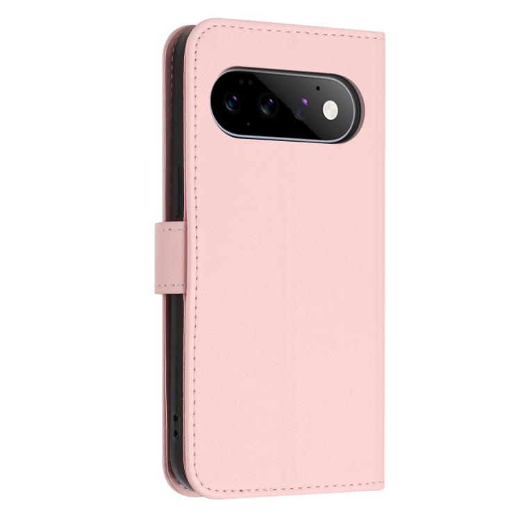 For Google Pixel 11 / 11 Pro Glitter Butterfly Zipper Vegan Leather Phone Case with Wrist Strap