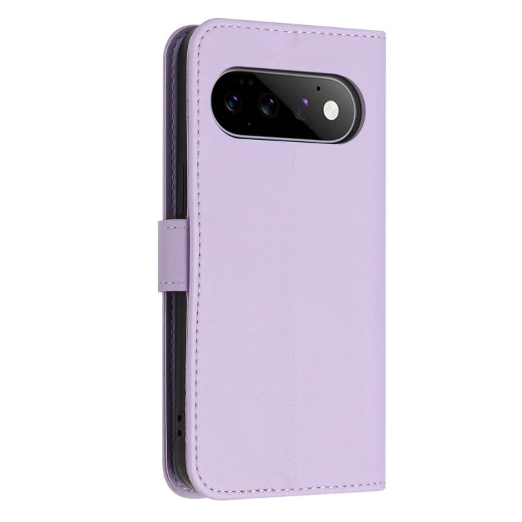 For Google Pixel 11 / 11 Pro Glitter Butterfly Zipper Vegan Leather Phone Case with Wrist Strap