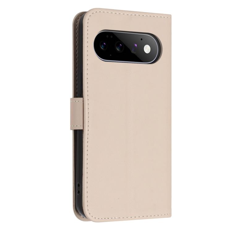 For Google Pixel 11 / 11 Pro Glitter Butterfly Zipper Vegan Leather Phone Case with Wrist Strap
